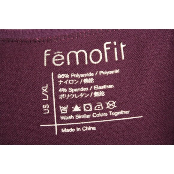 FemoFit Burgundy Form Fitting Lingerie Size L/XL - Picture 2 of 3